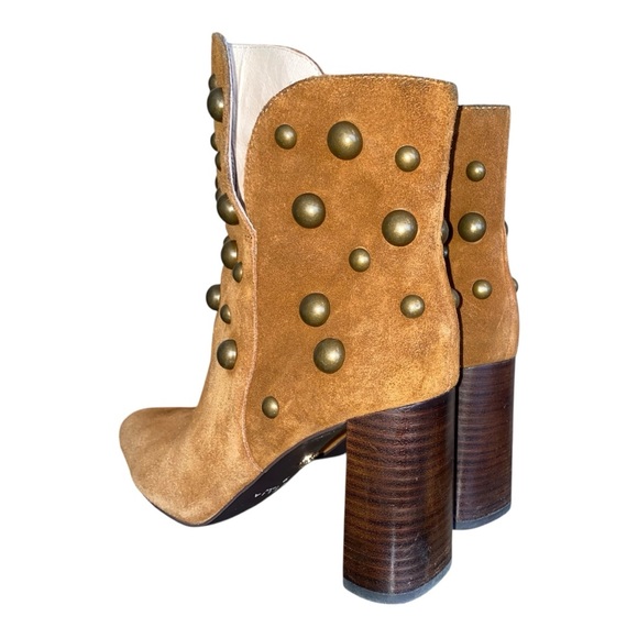 C3 Cecelia New York Brace Stud Bootie in Brown - Picture 7 of 16